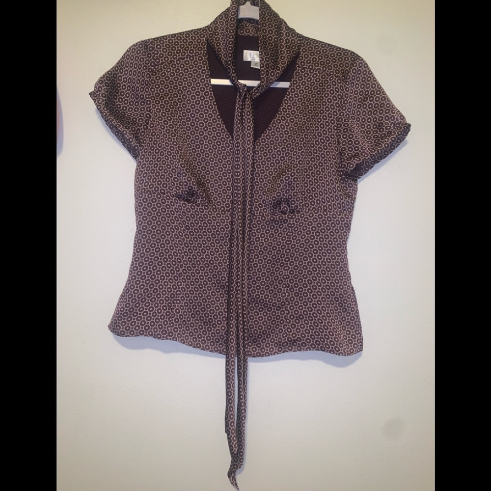 Loft Mauve Purple Crop Top Size 6P